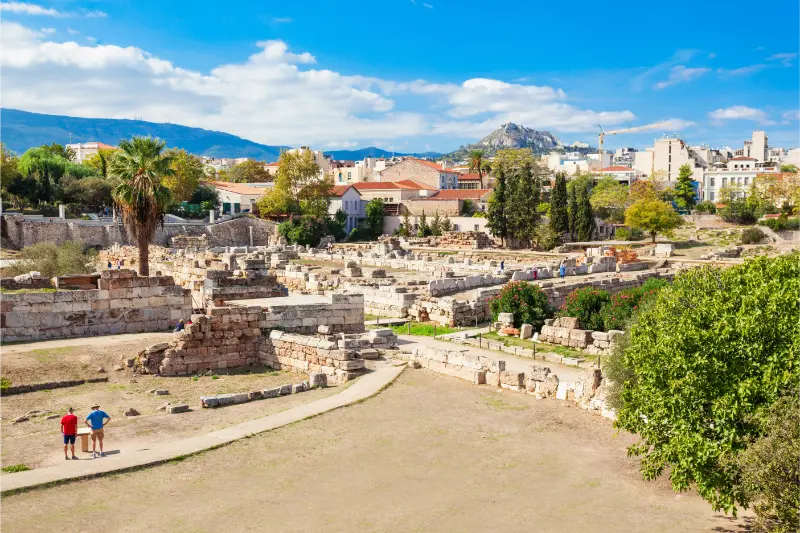 Archaeological Site Kerameikos Athens Greece