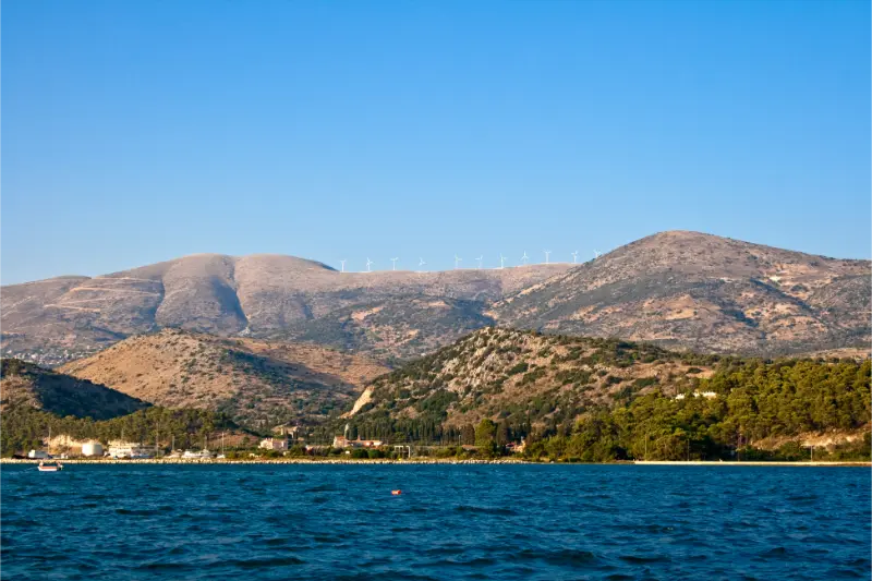 Argostoli The Capital Of Kefalonia Island In Greece
