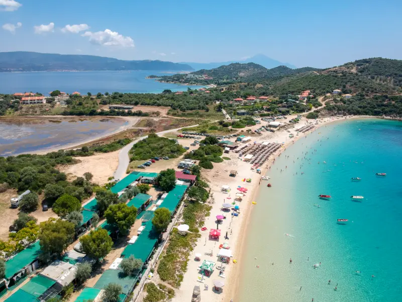 Beach Ammouliani Island Chalkidiki Greece