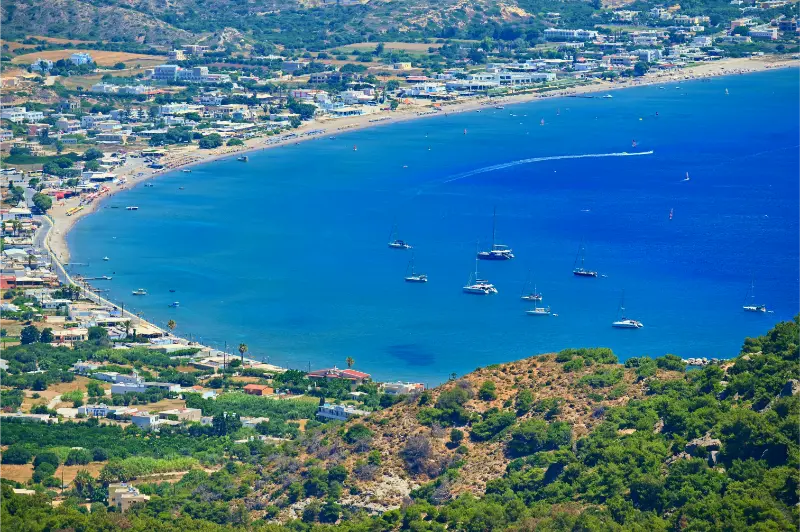 Beach Kefalos With Sea Resort Greece Island Kos