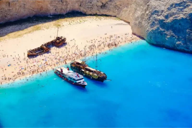 Beach Of Navagio Zakynthos Greece