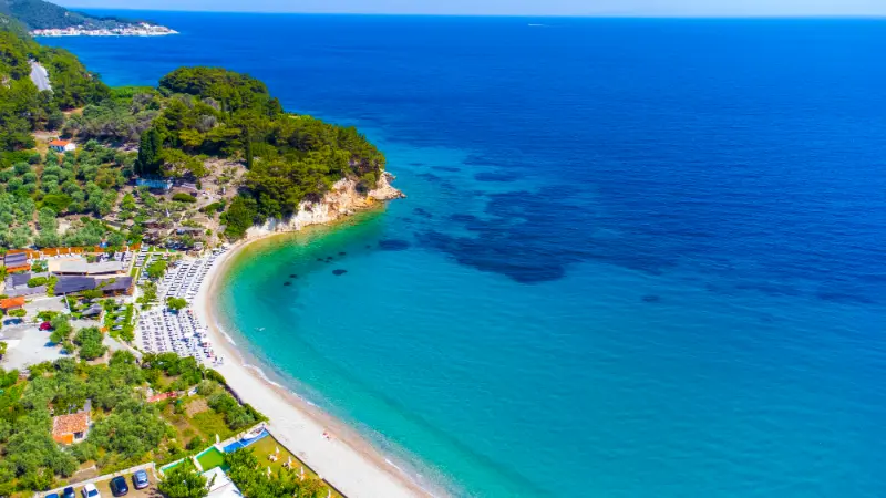 Beaches Samos Island Greece Tsambou Beach