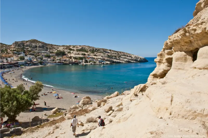 Matala Crete Guide: Beach, Caves, Red Beach and a 2-Day Stay