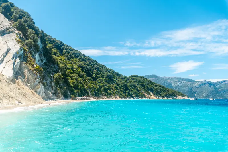 Gidaki Beach Island Ithaki Ithaca Ionian Sea Mediterranean Sea Greece