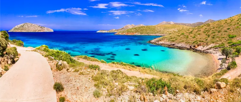 Greece Leros Island Tranquil Achbe Agia Kioura Dodecanese