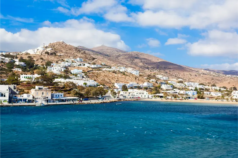 Ios Town Chora Village Ios Island Cyclades Greece