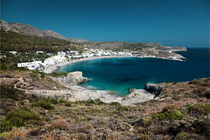 Kapsali Bay Kithira Island Greece