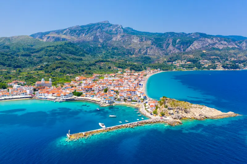 Kokkari Island Of Samos Greece