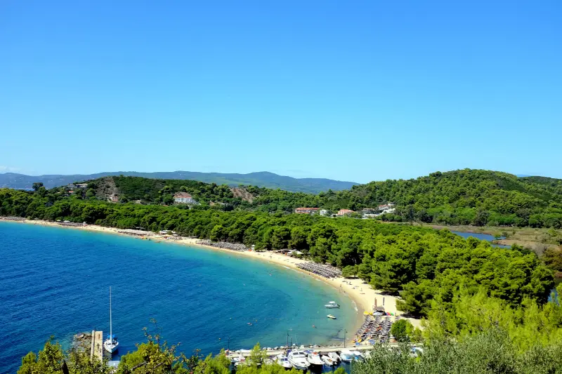 Koukounaries Beach Skiathos Greece