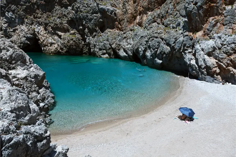 Lagoon Kythira Island Greece