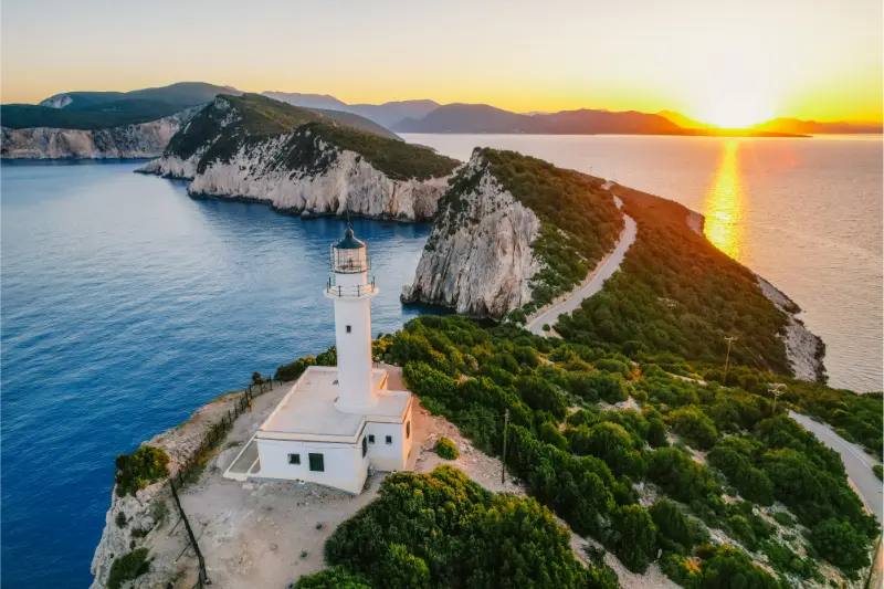 Cape Lefkatas Lefkada Guide: Lighthouse, Sappho Legend, Scenic Drive and Sunset