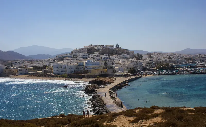 Naxos Chora Skyline Greece Time