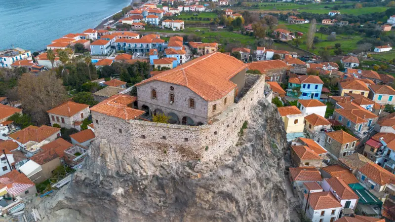Panagia Glykofilousa Petra Lesvos Greece