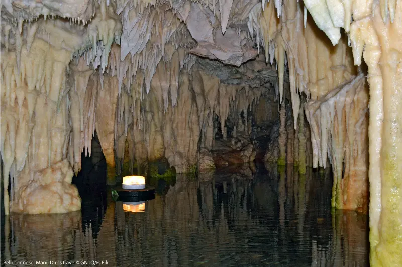 Peloponnese Mani Diros Caves