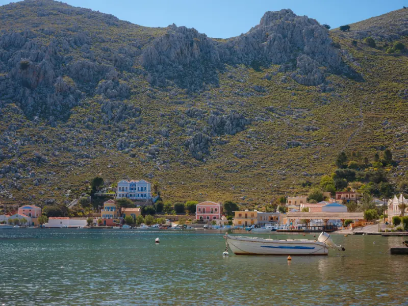 Symi Island Greece Islands From Rhodos Aegean Sea