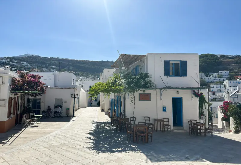 Traditional Cycladic Stone Houses Paros Island Greece