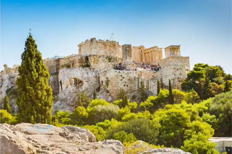 View Acropolis Athens Greece