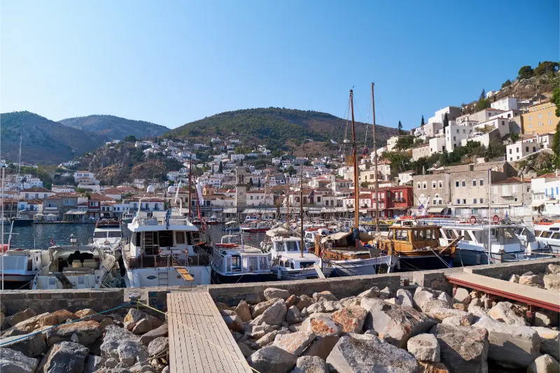 Where to Stay in Hydra: Harbour, Kamini, Vlychos or Mandraki? Best Areas Compared