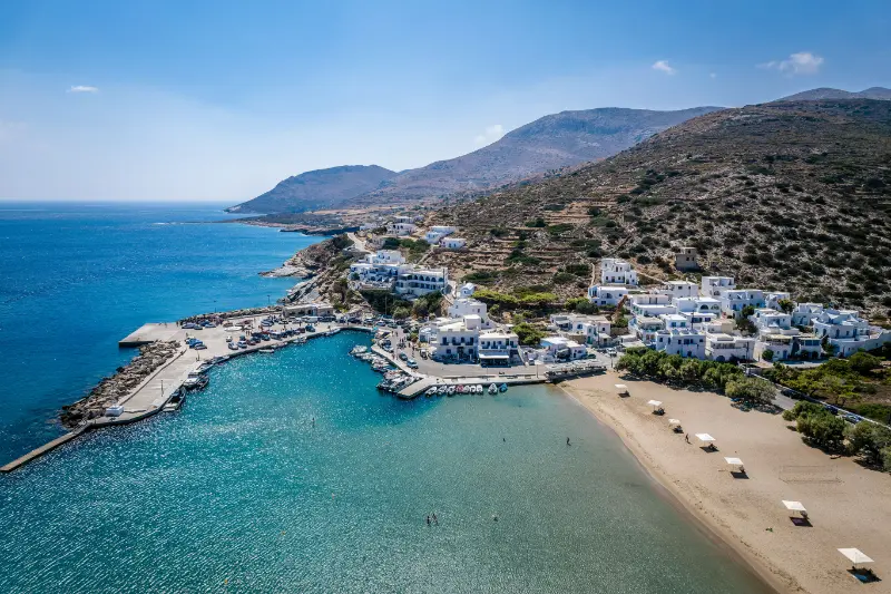 View Sikinos Island From Greece