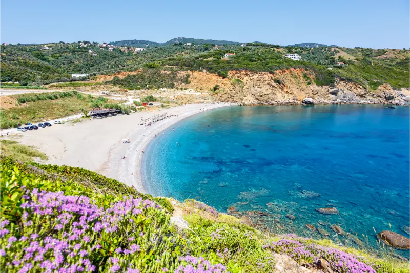Xanemos Beach Mediterranean Sea Aegean Skiathos Island Greece